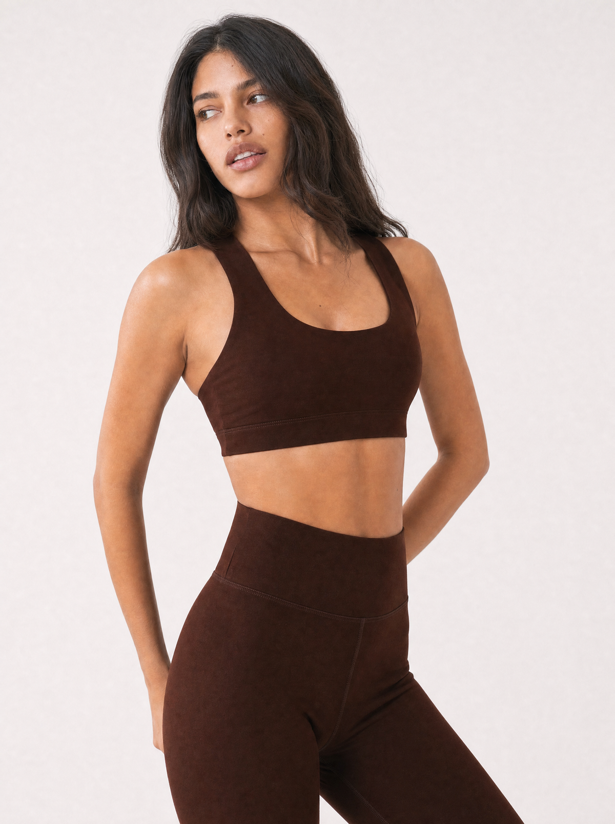 Sport-BH mit Racerback aus Bio-Stretch