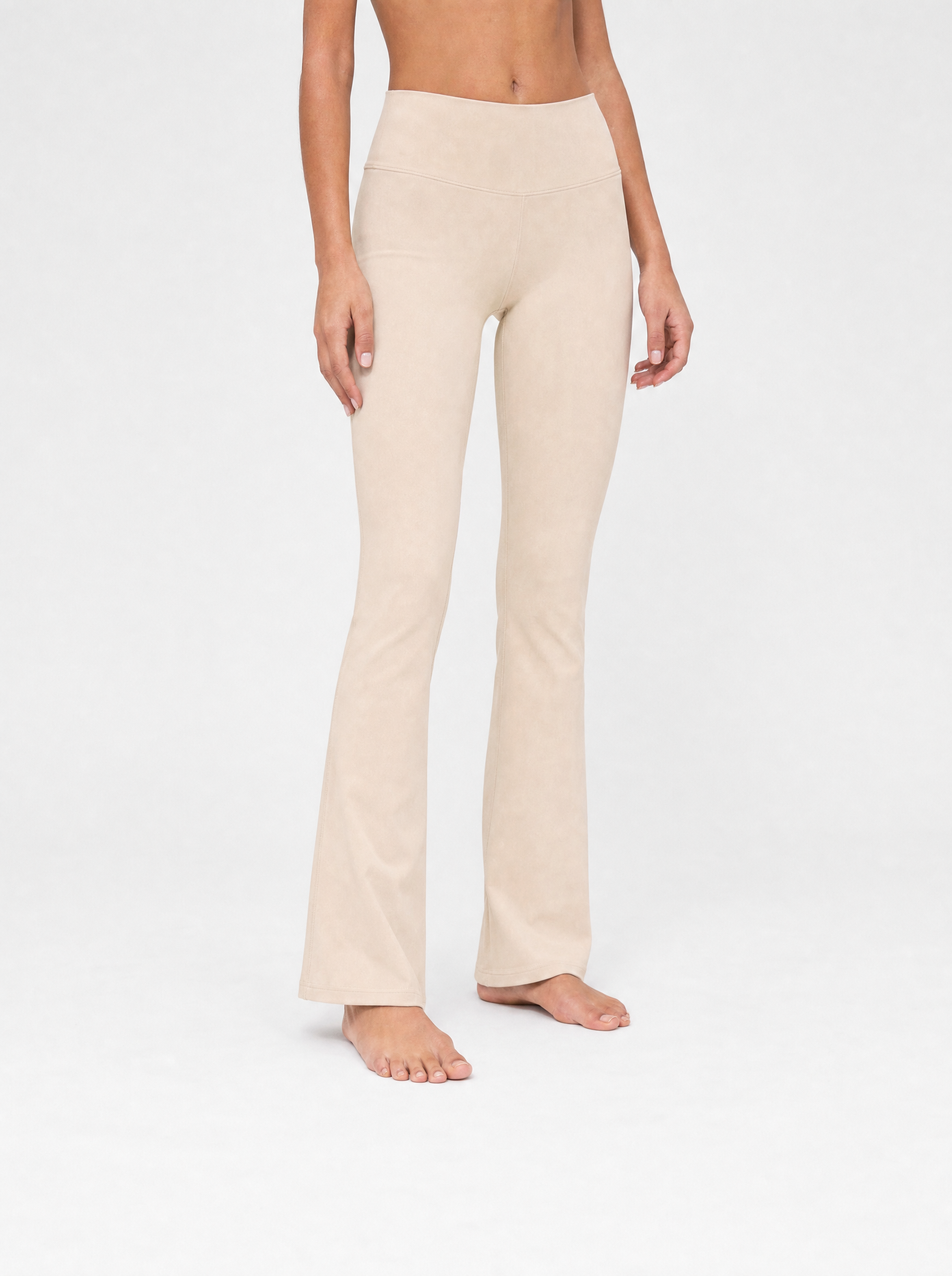 High-Waist Flare Leggings aus Biobaumwolle