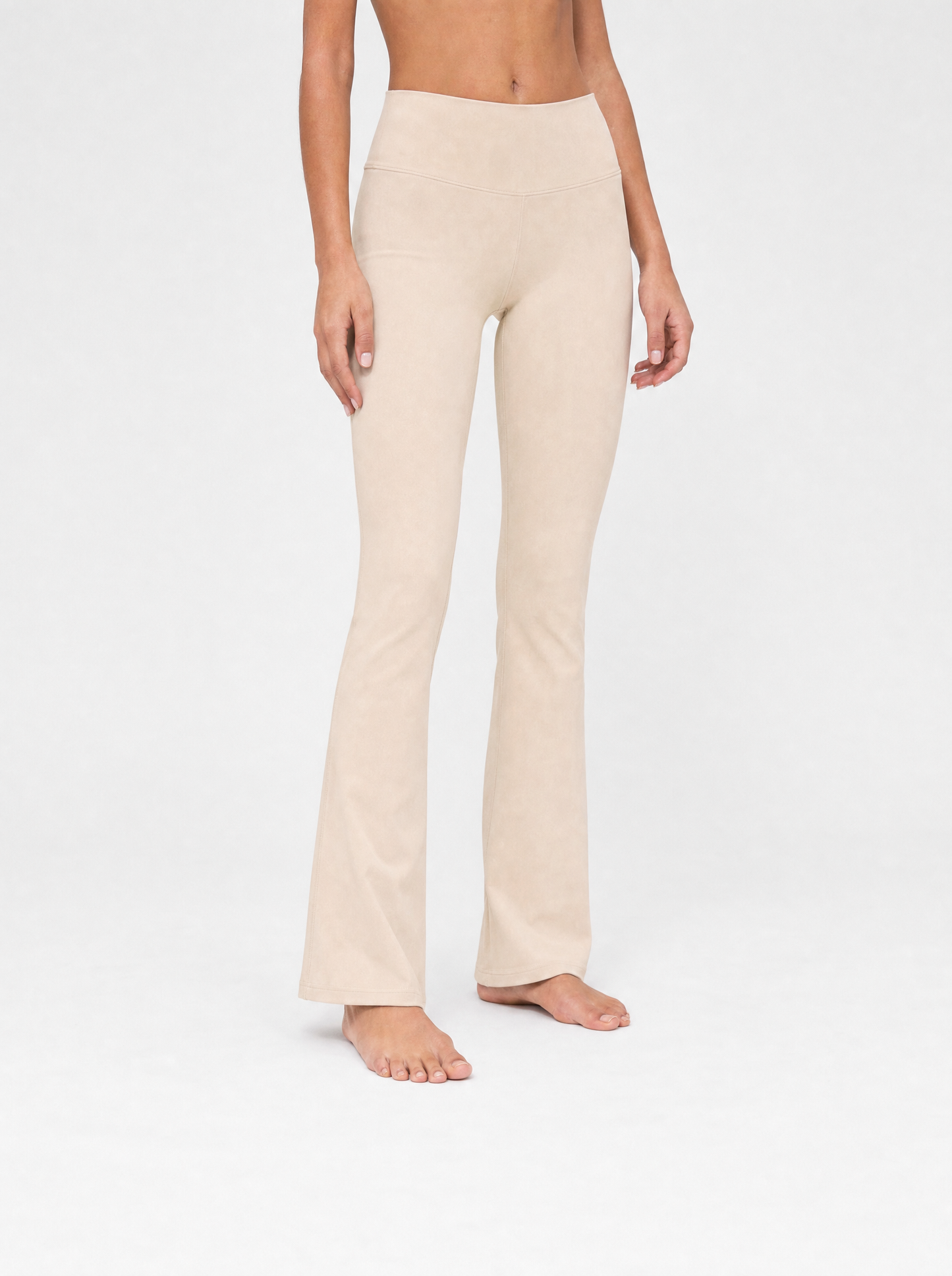 Organic Stretch High-Waist Flare Leggings