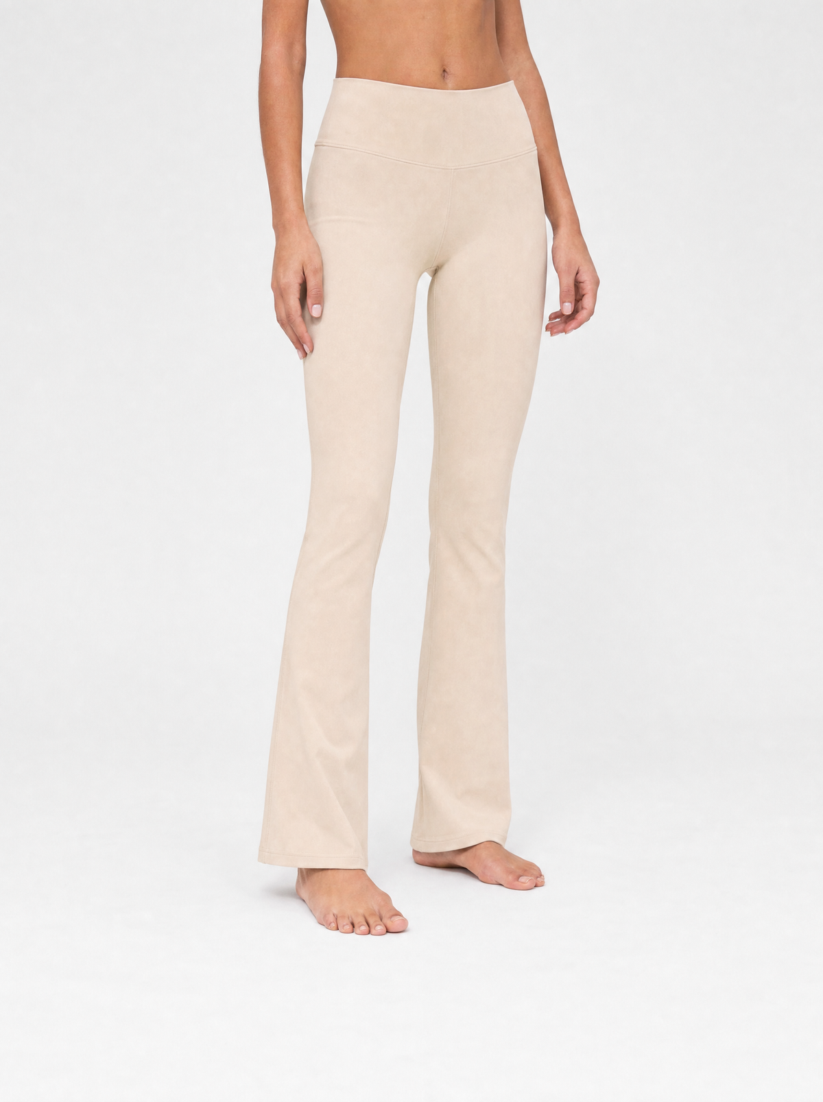 High-Waist Flare Leggings aus Biobaumwolle