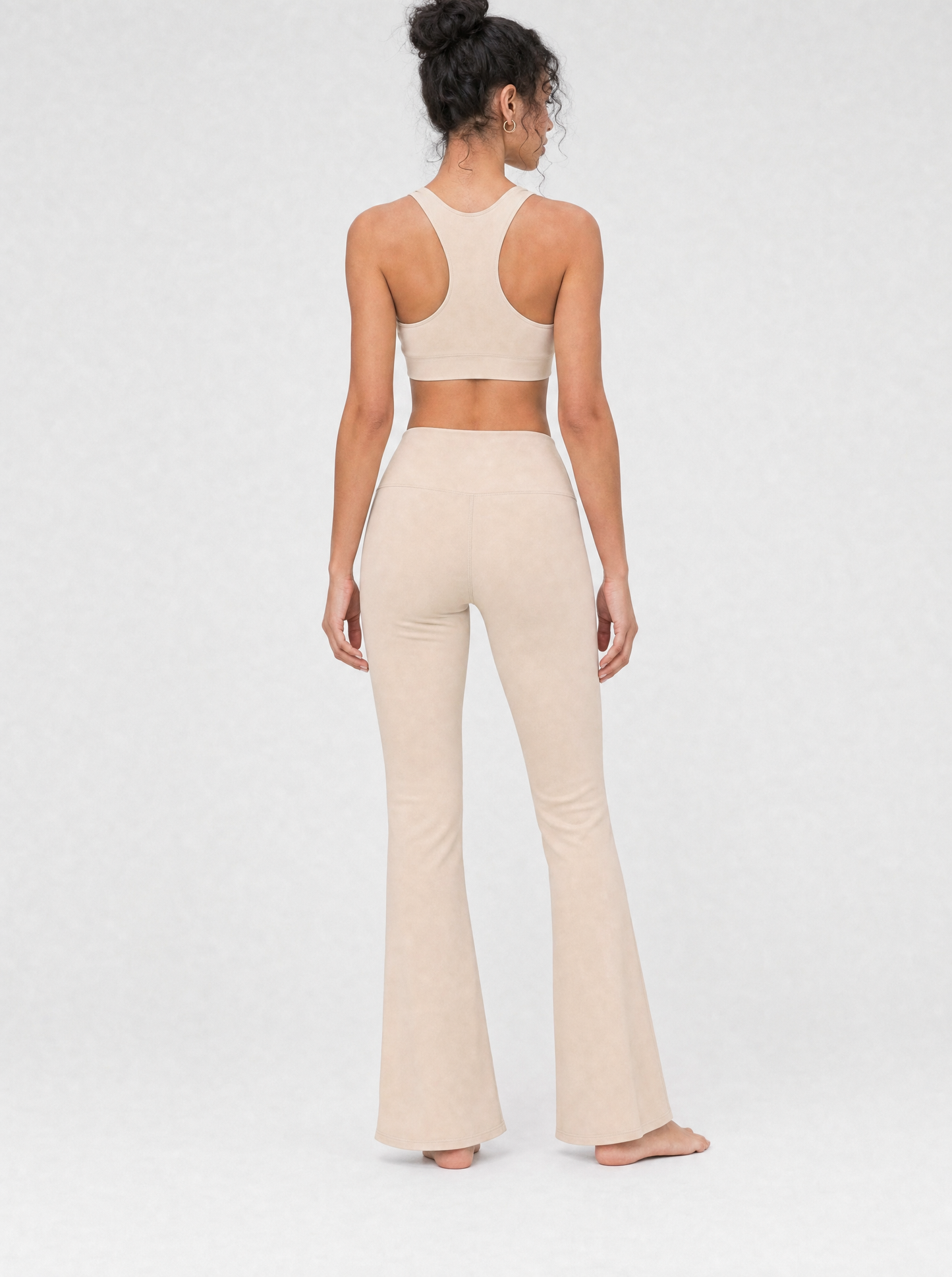 Organic Stretch High-Waist Flare Leggings